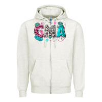 Oatmeal Heather cma Zipper Hoodie - texasbilliewilder