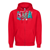 Red cma Zipper Hoodie - texasbilliewilder