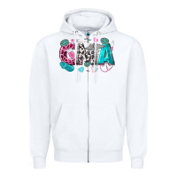 White cma Zipper Hoodie - texasbilliewilder