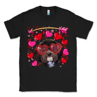 Black valentine's day havanese dog Classic Tee - RanaPortraitStore