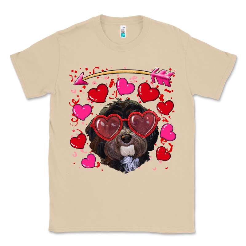 Valentine's Day Havanese Dog Classic Tee by RanaPortraitStore | Teevron