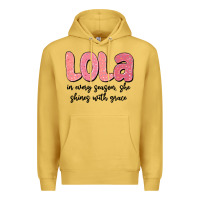Antique Gold lola in every season, she shines with grace Premium Hoodie - MaliasSmallBusiness