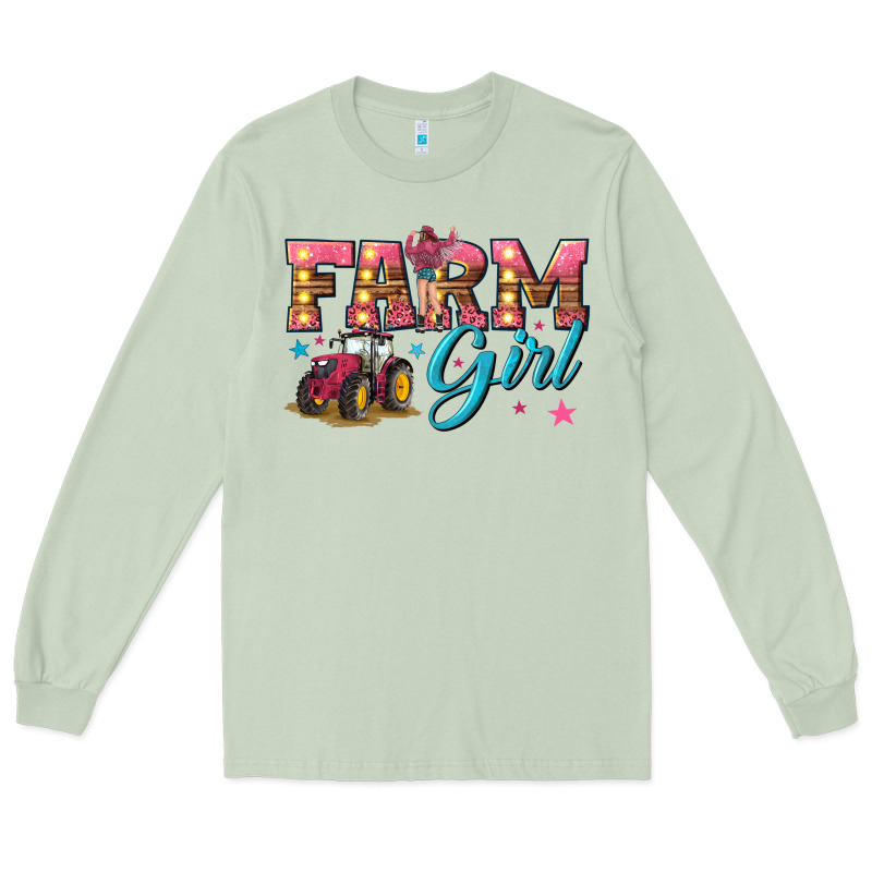 Farm Girl Long Sleeve Tee by texasbilliewilder | Teevron