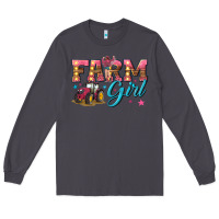 Smoke farm girl Long Sleeve Tee - texasbilliewilder