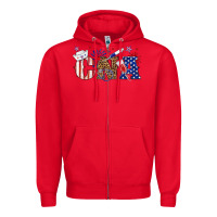 Red cna certified nursing Zipper Hoodie - texasbilliewilder