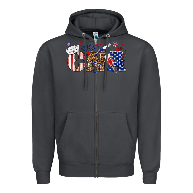Cna Certified Nursing Zipper Hoodie by texasbilliewilder | Teevron
