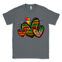 Charcoal Heather juneteenth hearts Classic Tee - Zillion Design Studio