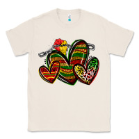 Natural juneteenth hearts Classic Tee - Zillion Design Studio