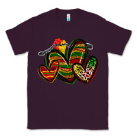 Plum juneteenth hearts Classic Tee - Zillion Design Studio