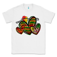 White juneteenth hearts Classic Tee - Zillion Design Studio