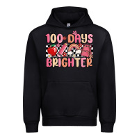 Black 100 days brighter Urban Hoodie - MaliasSmallBusiness