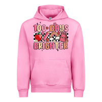 Fuchsia Pink 100 days brighter Urban Hoodie - MaliasSmallBusiness