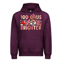 Mauve Wine 100 days brighter Urban Hoodie - MaliasSmallBusiness