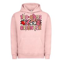 Pigment Salmon 100 days brighter Urban Hoodie - MaliasSmallBusiness