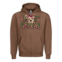 Chestnut christmas dog mom chihuahua Zipper Hoodie - RanaPortraitStore