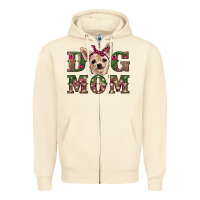 Sandshell christmas dog mom chihuahua Zipper Hoodie - RanaPortraitStore