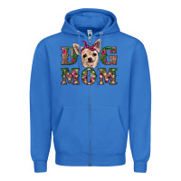 True Royal christmas dog mom chihuahua Zipper Hoodie - RanaPortraitStore