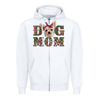 White christmas dog mom chihuahua Zipper Hoodie - RanaPortraitStore