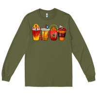 Army Green firefighter coffee cups Long Sleeve Tee - texasbilliewilder