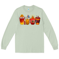 Matcha firefighter coffee cups Long Sleeve Tee - texasbilliewilder