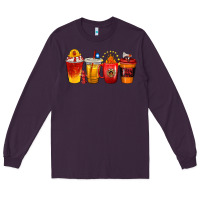 Plum firefighter coffee cups Long Sleeve Tee - texasbilliewilder