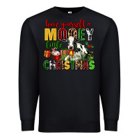 Black have yourself a mooey little christmas Premium Sweatshirt - AdoDesignShop