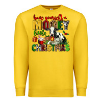 Lemon have yourself a mooey little christmas Premium Sweatshirt - AdoDesignShop