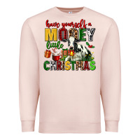 Pale Pink have yourself a mooey little christmas Premium Sweatshirt - AdoDesignShop