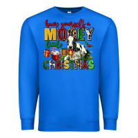 True Royal have yourself a mooey little christmas Premium Sweatshirt - AdoDesignShop