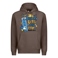 Coffee down syndrome jesus fills my cup Premium Hoodie - MaliasSmallBusiness