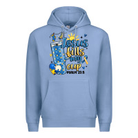 Colony Blue down syndrome jesus fills my cup Premium Hoodie - MaliasSmallBusiness