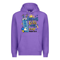 Purple down syndrome jesus fills my cup Premium Hoodie - MaliasSmallBusiness