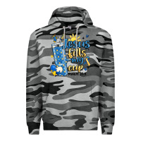 Slate Camo down syndrome jesus fills my cup Premium Hoodie - MaliasSmallBusiness