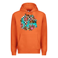 Carrot race sunflower patches Premium Hoodie - AdoDesignShop