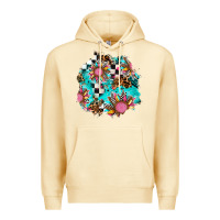 Pina Colada race sunflower patches Premium Hoodie - AdoDesignShop