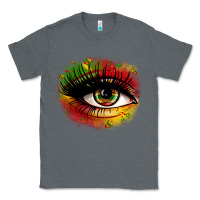 Charcoal Heather juneteenth eye Classic Tee - Zillion Design Studio