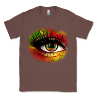 Chestnut juneteenth eye Classic Tee - Zillion Design Studio