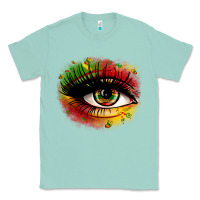 Seafoam juneteenth eye Classic Tee - Zillion Design Studio