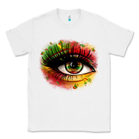 White juneteenth eye Classic Tee - Zillion Design Studio