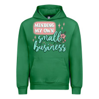 Emerald minding my own small business Urban Hoodie - MaliasSmallBusiness