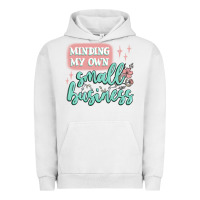 Pigment Lunar Rock minding my own small business Urban Hoodie - MaliasSmallBusiness