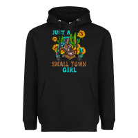 Black just a small town girl Heavyweight Hoodie - HRA Design Shop