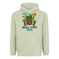 Matcha just a small town girl Heavyweight Hoodie - HRA Design Shop