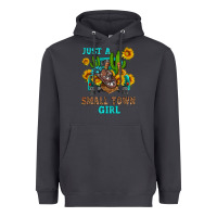 Smoke just a small town girl Heavyweight Hoodie - HRA Design Shop