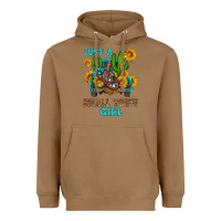 Toasted Coconut just a small town girl Heavyweight Hoodie - HRA Design Shop