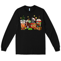 Black Christmas coffee cups with French Bulldog Long Sleeve Tee - RanaPortraitStore