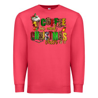 Cardinal coffee and christmas cheer Premium Sweatshirt - AdoDesignShop