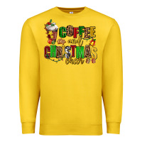 Lemon coffee and christmas cheer Premium Sweatshirt - AdoDesignShop