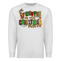 Oatmeal Heather coffee and christmas cheer Premium Sweatshirt - AdoDesignShop