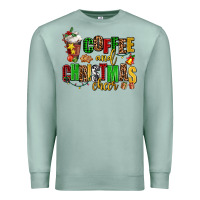 Seafoam coffee and christmas cheer Premium Sweatshirt - AdoDesignShop